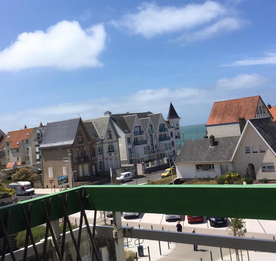 Vue mer L'aiglon T2 Balcon parking privé Wimereux Extérieur photo