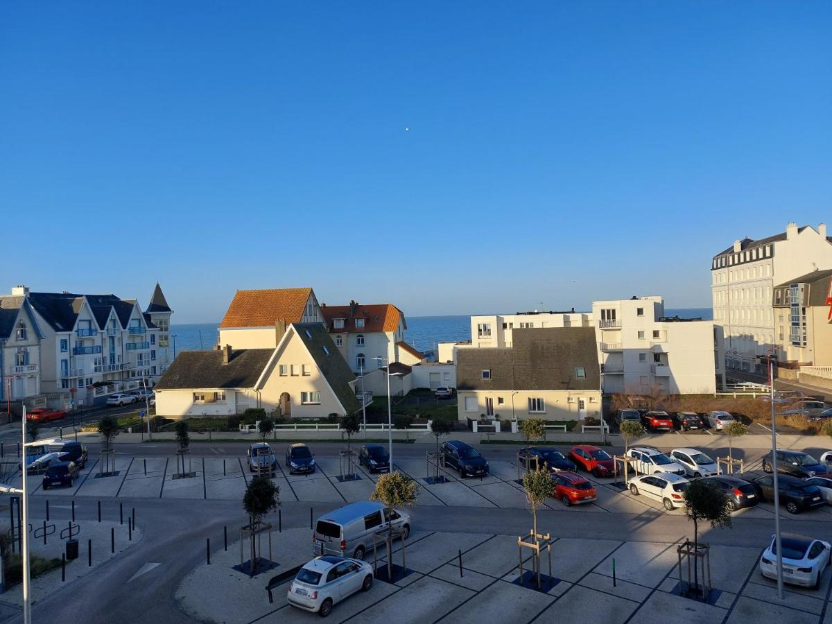 Vue mer L'aiglon T2 Balcon parking privé Wimereux Extérieur photo
